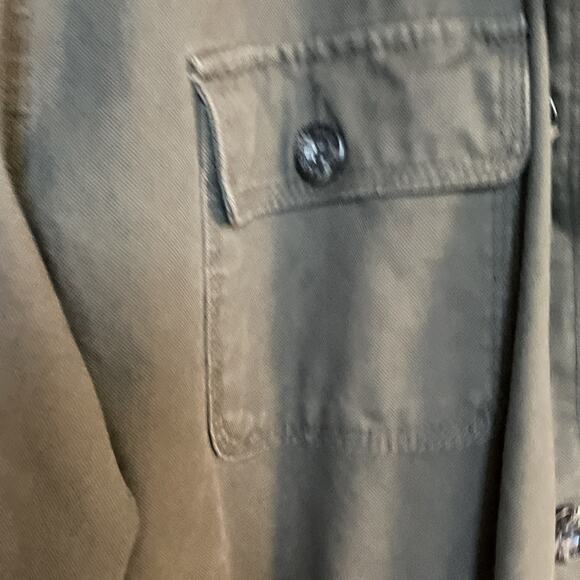 GHBass & Co Men’s XL Long Chore Coat Removable Flannel Liner Brown Jacket Collar - Picture 9 of 12